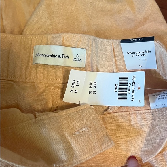 Abercrombie wide leg linen pants NWT - Picture 4 of 8